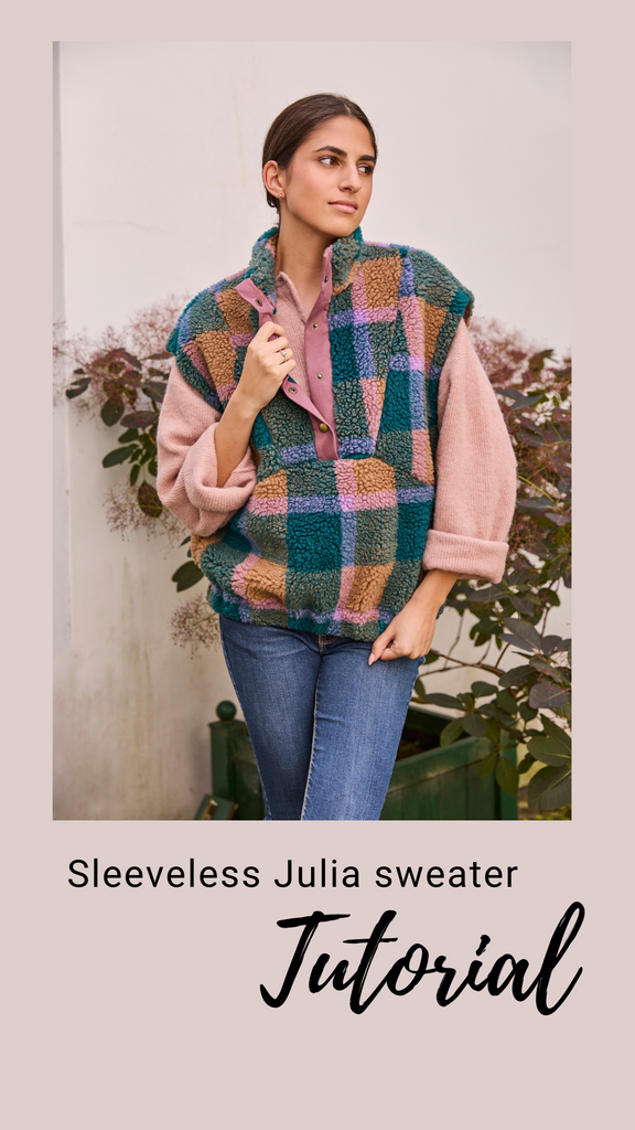 Tutorial mouwloze Julia sweater