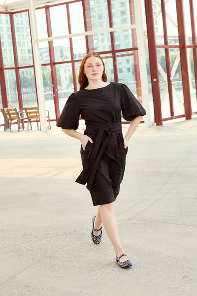 Black papertouch cotton - organic - €21,5/m