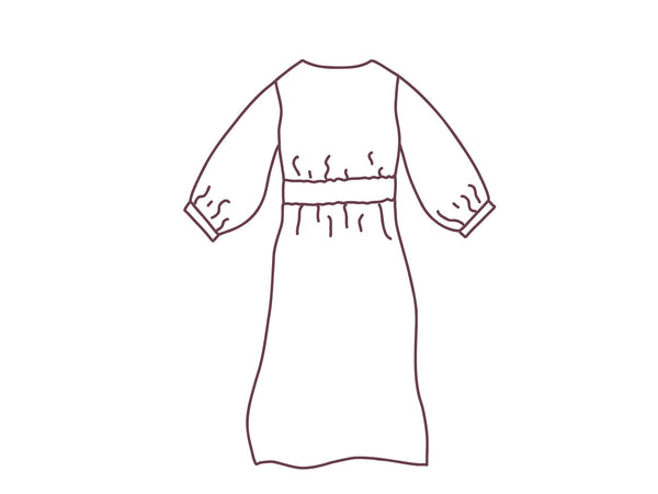 Alana dress - Paper pattern