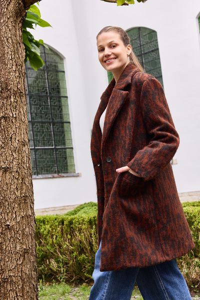 Karamel en donkerbruine wolmix - €29,9/m