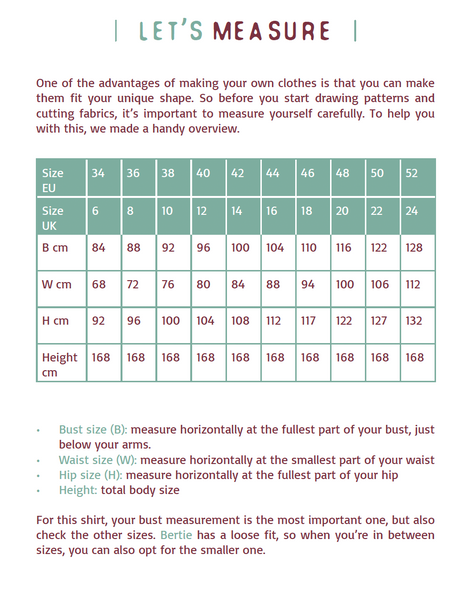 Bertie shirt - PDF pattern