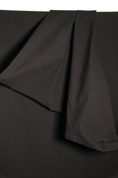 Black papertouch cotton - organic - €21,5/m