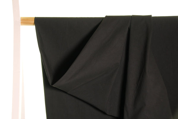 Black papertouch cotton - organic - €21,5/m