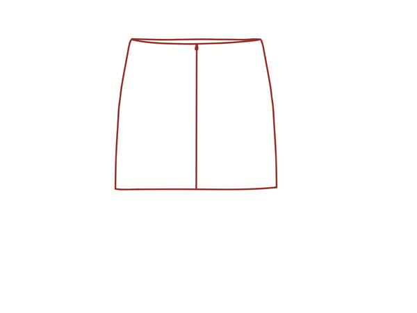 Coco skirt - Paper pattern