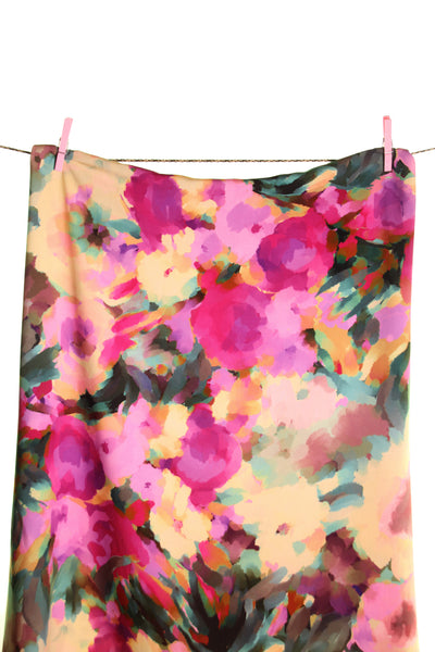 Colourful aquarel viscose - €26/m