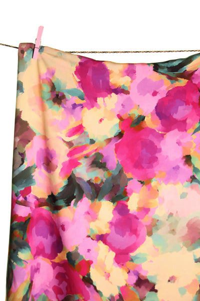 Colourful aquarel viscose - €26/m