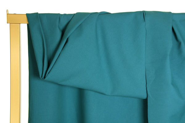 Emerald groen-blauwe bio-katoen - €18,5/m