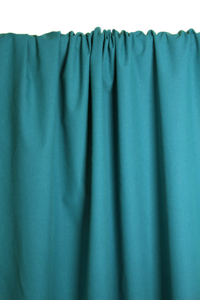 Emerald green organic cotton poplin - €18,5/m