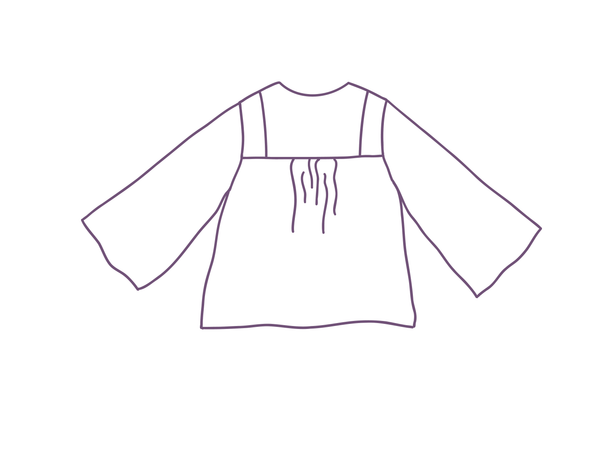 Hannah blouse - Paper pattern