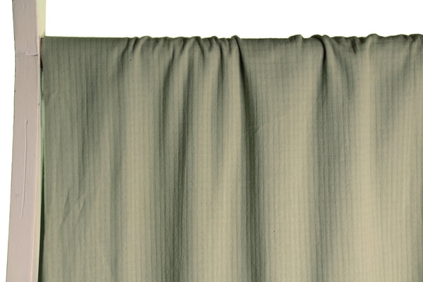 Coupe stof - Muntgroene textuur katoen