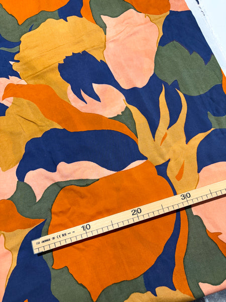 Coupon échantillon - Viscose moderne aux couleurs douces