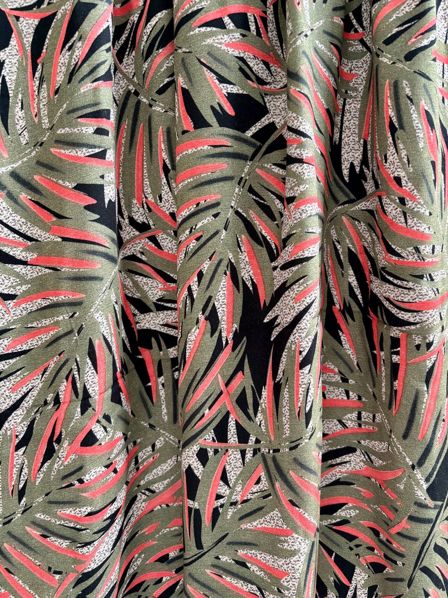 Sample piece - Abstract jungle print - 1,65