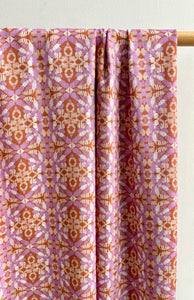 Sample piece - Lilac viscose with print - 1,4m