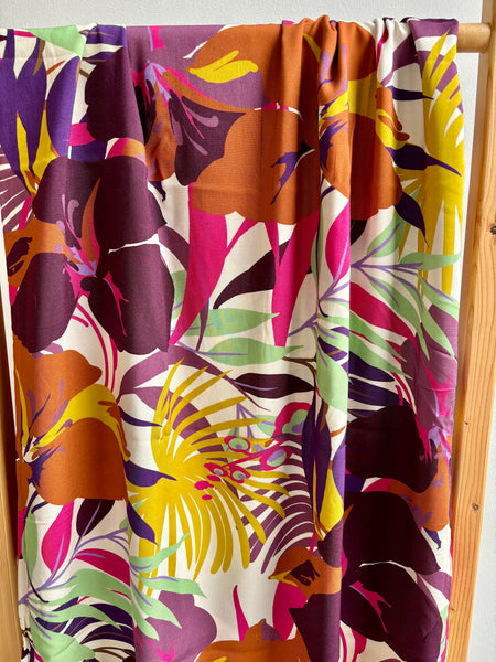 Sample piece - Colourful jungle print - 1,4m