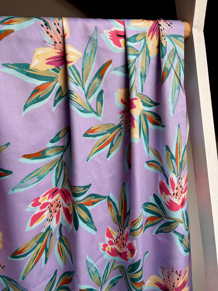 Sample piece - Lilac summer viscose