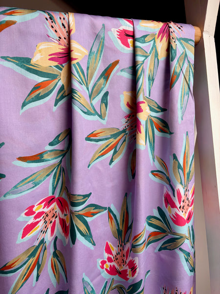 Sample piece - Lilac summer viscose