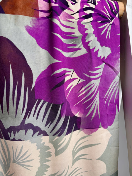 Sample piece - Large flower viscose
