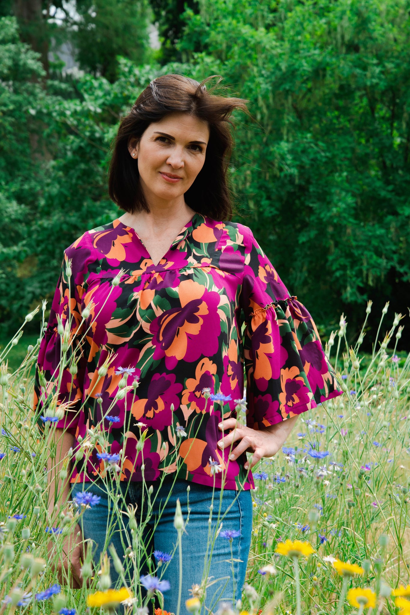 Hannah’s High-Low Blouse main image 1
