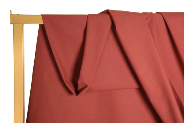 Pre-order Marsala organic cotton poplin - €18,5/m