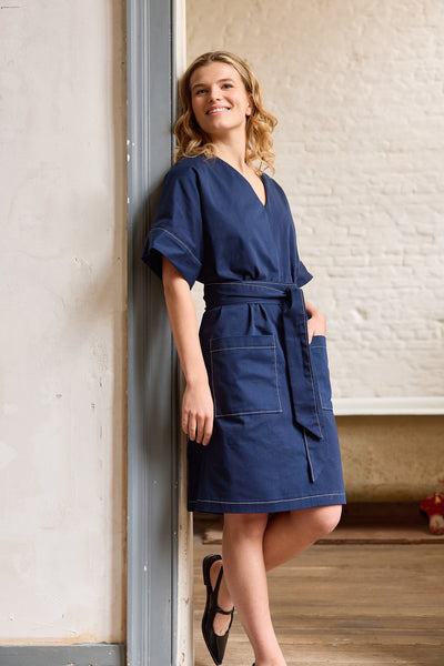 Denim blue twill organic cotton - €21,5/m