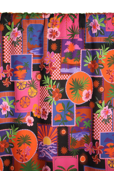 Kleurrijke patchwork katoen - €26/m
