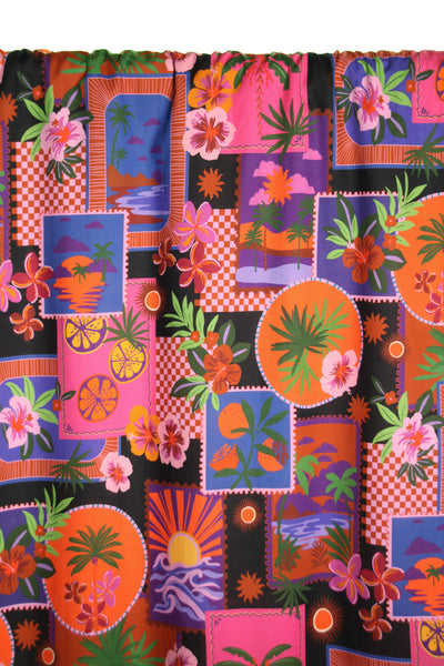 Kleurrijke patchwork katoen - €26/m