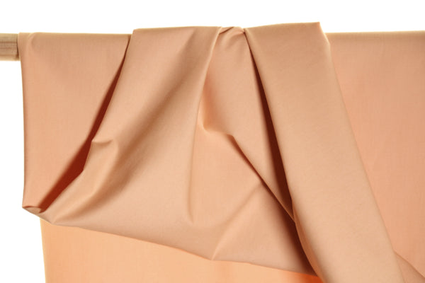 Peach twill organic cotton - €21,5/m