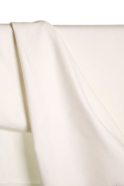 White organic twill cotton - €21,5/m