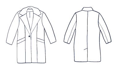Alex coat - PDF pattern