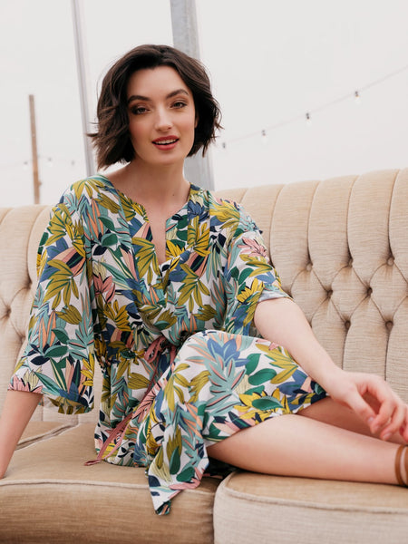 Lynn caftan blouse & dress - Paper pattern
