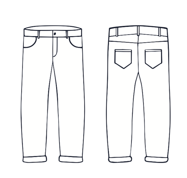 Frankie trousers - PDF pattern
