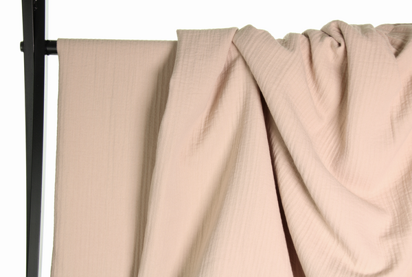 Sand coloured double layered cotton - €22,9/m