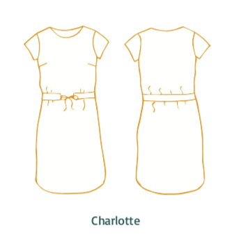 2 en 1 - Charlotte & Lou - robe & top - patron en pdf