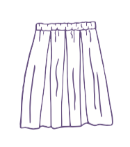 Stina skirt - Paper pattern
